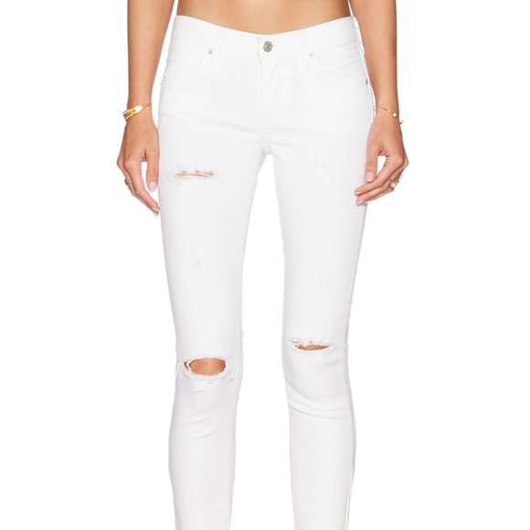 Agolde Denim - NWT AGOLDE Colette Crop Skinny Ankle White Jean